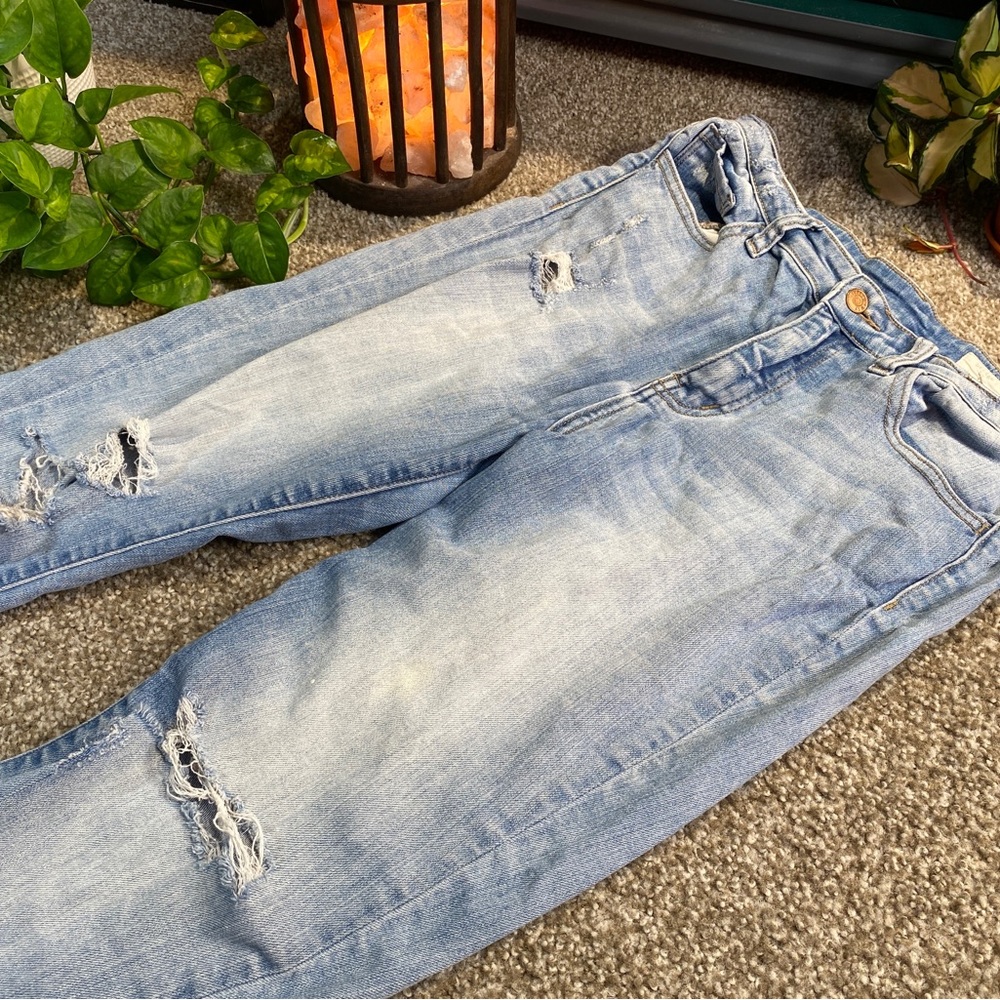 Bridge by GLY High Waist Ripped Skinny Jeans